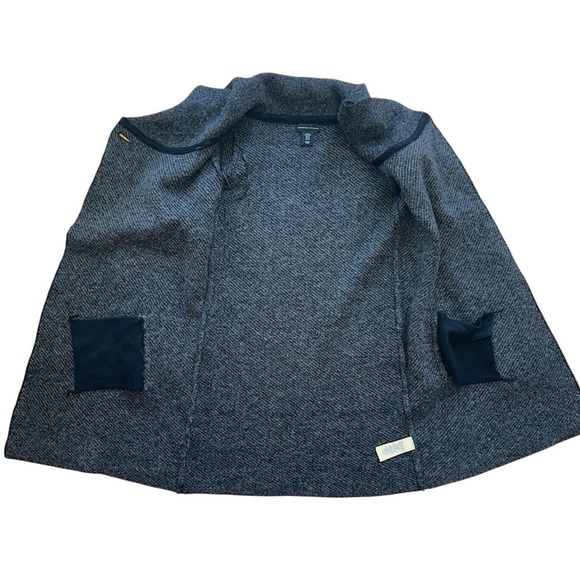 ADRIENNE VITTADINI | NWOT WOOL BLEND WRAP FRONT SINGLE BUTTON COAT SWEATER | XS - Picture 10 of 12